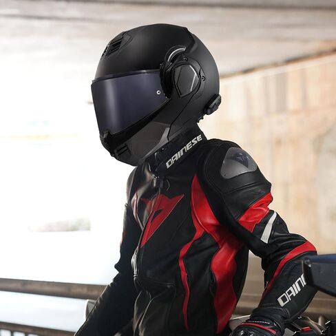 VCOROS Helmet Shield Replacement, For Advant Flip up Modular Helmet Visor Accessories (Chrome Red) in Saudi Arabia