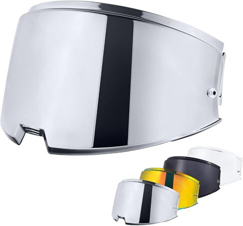 VCOROS Helmet Shield Replacement, For Advant Flip up Modular Helmet Visor Accessories (Chrome Red) in Saudi Arabia