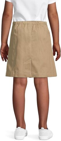 Lands' End School Uniform Girls Blend Chino Skort Above Knee in Saudi Arabia