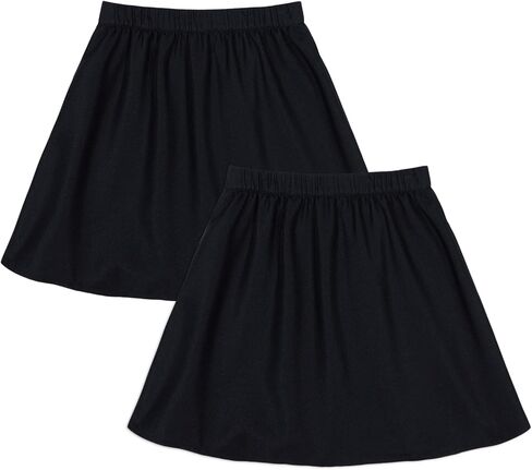 Girls' School Uniform Pull on Scooter Skirt, Skater Style, Multipack in Saudi Arabia