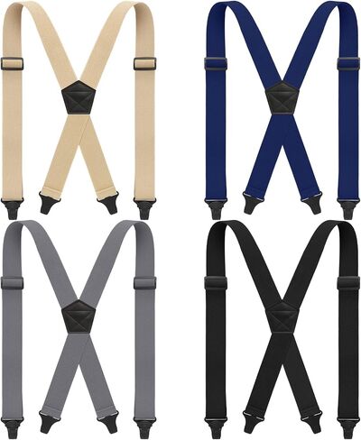 Sintege 4 PCS x Back Hidden Recementers حمالات المشي لمسافات طويلة للخدمة الثقيلة قابلة للتعديل تحت ملابس غير مرئية in Saudi Arabia