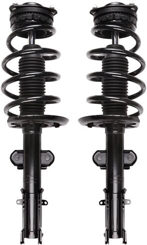 Automuto Front Pair Complete Struts Spring Assembly Assorber متوافق مع 2008 2009 2010 2011 2012 2013 2014 2015 لـ Chrysler Town Country ، 08 09 10 11 12 13 14 15 لـ Dodge Grand Caravan in Saudi Arabia