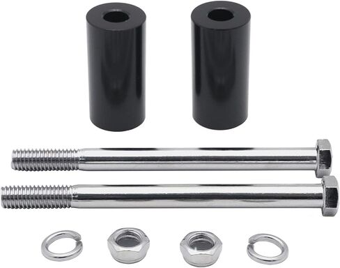 Motorcycle 2'' Rise Handlebar Risers Compatible with Harley Davidson Sportster Models, Softail and Dyna Models Black in Saudi Arabia