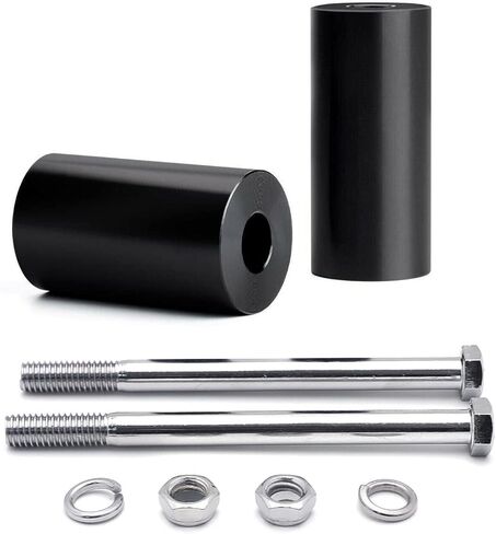 Motorcycle 2'' Rise Handlebar Risers Compatible with Harley Davidson Sportster Models, Softail and Dyna Models Black in Saudi Arabia