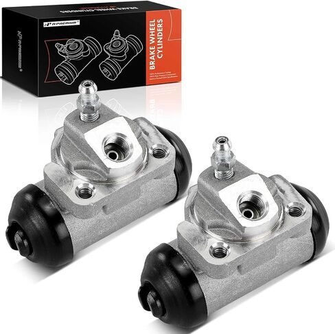 A-Premium Rear Driver and Passenger Drum Brake Wheel Cylinder Compatible with Select Nissan Models - Altima 1993-1998, Maxima 1989-1994, Stanza 1986-1989, Van 1987-1988, 2-PC Set - Replace# 44100G2800 in Kuwait