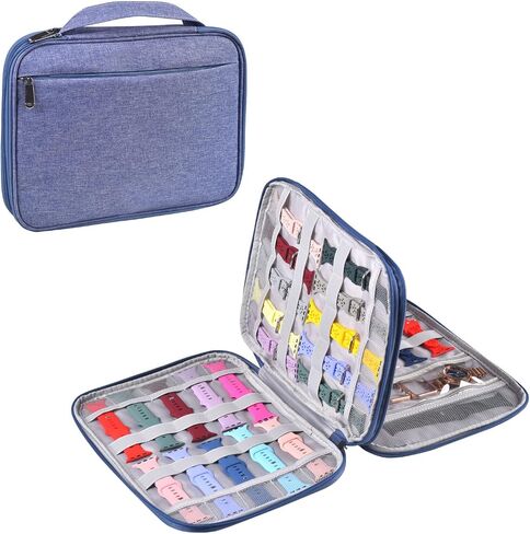 شاهد حالة تخزين فرقة Watch Watch Band Organizer Bag Watch Case وحامل الحامل الحامل الحامل الذي يتوافق مع 35 حلقات وملحقات in Kuwait