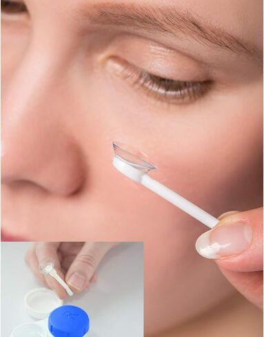 Elcoho 24 Pack Contact Lens Cases Contact Lens Holder Box Left/Right Eyes Contact Lens Container, 6 Colors in Kuwait