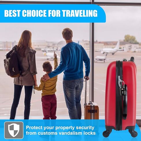 TSA Luggage Locks, [ Zinc Alloy Version][2 Pcs] Diyife TSA Approved Luggage Lock 3-Digit Re-settable Combination Lock, Code Lock for Travel Suitcase Luggage Bag Lockers (Black) in Saudi Arabia