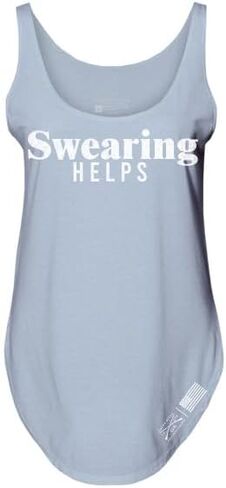 Grunt Style Swearing Helps Women's Flowy Tank in Saudi Arabia