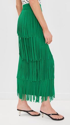 SIMONMILLER Women's Za Za Knit Fringe Skirt in Saudi Arabia