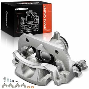 A-Premium Disc Brake Caliper Assembly with Bracket Compatible with Toyota Camry 2018-2024, Avalon 2019-2022 - Rear Right Passenger Side