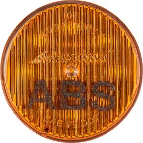 Maxxima M09100ABS 2" Round Amber ABS Light