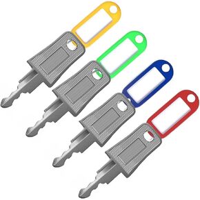 4PCS TSA007 TSA002 Luggage Repair Key Master Key for Luggage Replacement for Bag Luggage Suitcase Customs Luggage Forget Luggage Password Pin (TSA002_4PCS)