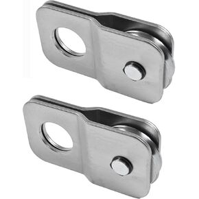 Hi-Gear 2 Pack - Heavy Duty 4 Ton 8800 lb. Capacity Universal Silver Nickel Plated Snatch Block Recover Winch Pulley ATV UTV