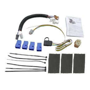 4 Way Flat Trailer Wiring Harness Kit for Nissan Pathfinder 2013-2020, Trailer Hitch Harness Truck Plug for Infiniti QX60 2014-2020, Trailer Light Connector Replaces Part Number CX01088