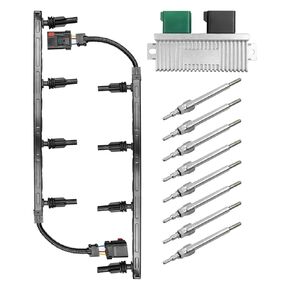 Glow Plugs Harnesses & Controller & Tool Fits for Ford F250 F350 6.0L 7.3L 2003, Glow Plug Harnesses Controller Kit Replace 3C3Z-12A690-AA 3C3Z-12A342-AA YC3Z-12B533-AA