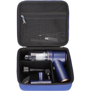 Hard Travel Case for KMM Handheld Car Vacuum Cleaner, Portable Auto Vacuum Cleaner Accessories Storage Bag Carrying EVA Case for KMM LT-117C 9000Pa Air Duster(Box Only)