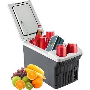 12L/Quart Electric Cooler & Warmer - Portable Car Refrigerator 12 Volt DC Car Fridge with Dual-Temp Control (41°F~149°F) Car Fridge 12V Refrigerator for Camping, Travel & Road Trips,RV, Boat