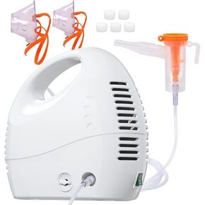 Nebulizer No. M-175 Nebulizer No. M-175 Portable smart nebulizer, home desktop nebulizer, nebulizer for breathing problems for adults and children, cold mist steam inhaler with full set of accessories