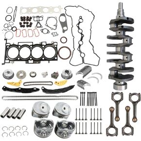 G4KH 2.0 Engine Overhaul Rebuild Kit Fits for Hyundai Genesis Coupe Sonata, Kia Optima Sportage 2011 2012 2013 2014 2.0L l4 Turbo OE 23111-2G400 23510-2G440 23410-2G410 24350-2G750