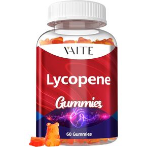 Lycopene Supplements for Men & Women 75mg Gummies - Antioxidant | General Wellness | Supports Skin & Vision | Daily Vitality | Plant-Based, Sugar-Free, 60 Vegan Gummy Chews, Non-GMO, Chewables