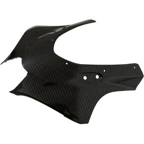 ألياف الكربون تبدو Lower Love Love Panel Fairing Cowl متوافق مع Suzuki GSX-R 1000 R RZ 2017-2024 ، Black ، RTF34F