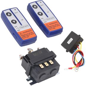 250A 12V WINCH RELAY KIT مع مفتاح التحكم عن بعد للمركبة الصناعية