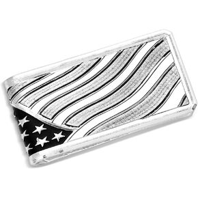 Montana Silversmiths Wings of Liberty Flag American Made Collection Money Clip