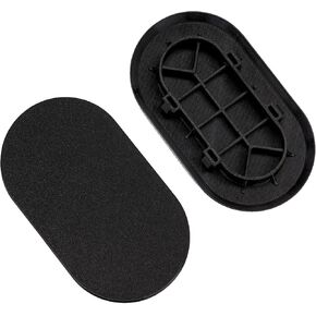 2pcs Truck Bed Oval Drain Plug Cover Cap for Ford F150 1997-2024, F250 F350 2017-2024, F450 F550 Replace 4L3Z-99277B76-AA ，Truck Bed Plug Cover Cap for Ford (2pcs)
