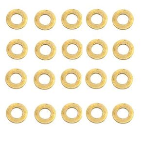 20 PCS غسالات نحاسية Shim استبدال PIVOT PIN CUSHION RING محمل لقفل BUGOUT 535 (9 * 5 * 0.5 مم)
