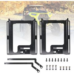 Goldfire RZR Seat Accessories,Universal RZR Seat Lowering Base 1.5" Recline Seat Drop Brackets Replacement Mounts for Polaris RZR 800 / 900 / S 1000 / XP 1000 / XP Turbo /General Models
