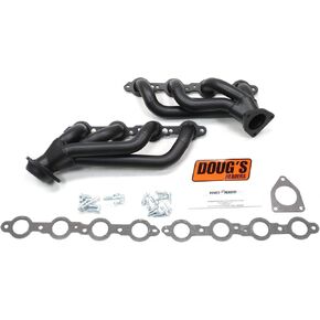 Doug's Headers (D3373-B) 1-5/8" 4-Tube Black Coating Hi-Temperature Manifold Replacement Header Chevrolet Truck 5.3L Engine