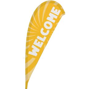 Lifeway Kids VBS Welcome Flying Banner - Yellow (Flag Only)