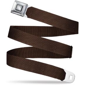Buckle-Down Starburst Seatbelt Belt - Brown X-LARGE Webbing