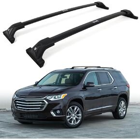 265 رطل قفل قفل رف سقف رف شاق القفل لعام 2018-2021 Chevy Traverse Bar Bar Multi وظيفية للدراجة كاياك أمتعة