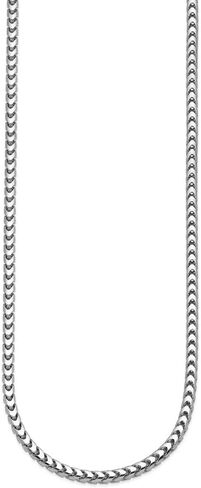Diamond2Deal 14k Yellow Gold Polished 3.7mm Solid Franco Chain Necklace 18" to 30" Neck Jewelry Men, 63.15 gram in Saudi Arabia