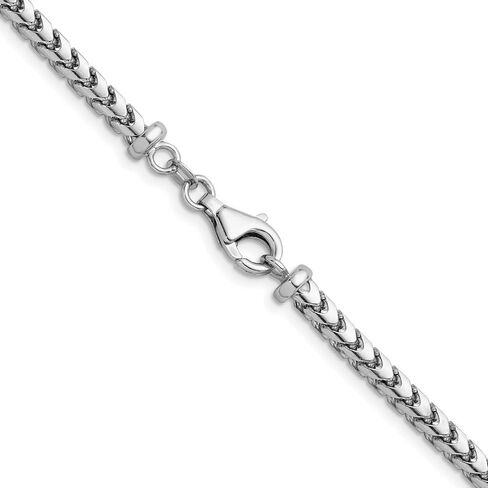 Diamond2Deal 14k Yellow Gold Polished 3.7mm Solid Franco Chain Necklace 18" to 30" Neck Jewelry Men, 63.15 gram in Saudi Arabia