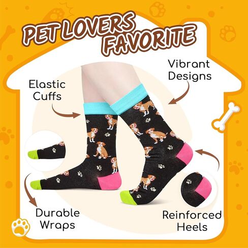 HAPPYPOP Funny German Shepherd Socks for Girls - Crazy German Shepherd Gifts Silly Fun Weird Gifts in Saudi Arabia