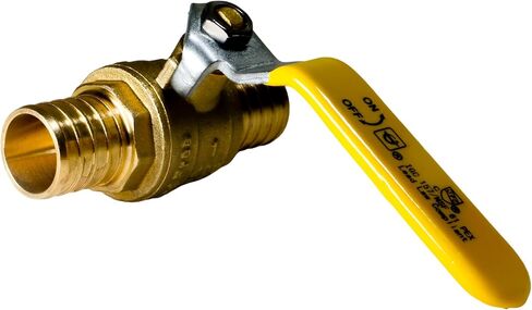 1 Piece XFITTING 3/4" Pex Ball Valve, Full Port, Brass in Saudi Arabia