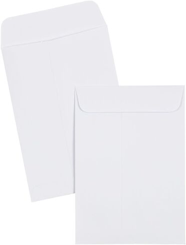 LUXPaper Open End Envelopes | 4 5/8" x 6 3/4" | Bright White | 24lb. Text | 500 Qty in Saudi Arabia