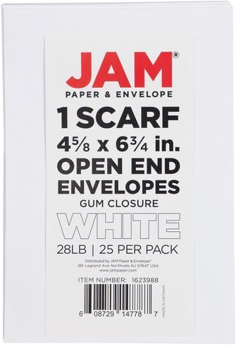 LUXPaper Open End Envelopes | 4 5/8" x 6 3/4" | Bright White | 24lb. Text | 500 Qty in Saudi Arabia