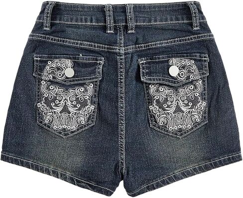 SOLY HUX Women's Y2k Denim Shorts Grunge Punk Low Waist Skinny Mini Jean Shorts Streetwear in Saudi Arabia