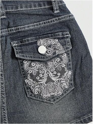 SOLY HUX Women's Y2k Denim Shorts Grunge Punk Low Waist Skinny Mini Jean Shorts Streetwear in Saudi Arabia