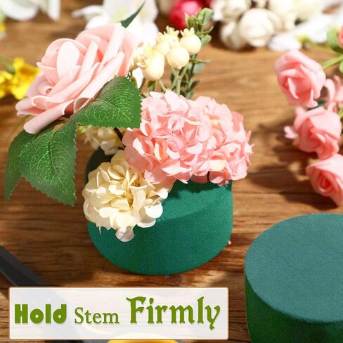 4Pcs Floral Foam Blocks (7" L x 3.5" W x 2.1H) Green Wet Dry Flower Foam Bricks Florist Plant Foam for Artificial and Fresh Flower Arrangement in Saudi Arabia