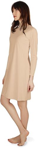 MeMoi Women's Bonded Long Sleeve Slip Dress in Kuwait