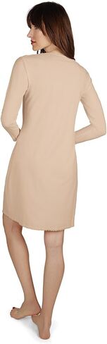 MeMoi Women's Bonded Long Sleeve Slip Dress in Kuwait