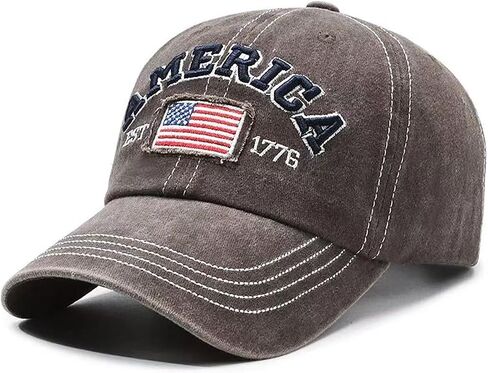acdiac Curved Brim Baseball Cap for Men Trucker Hat Dad Hat Adjustable Size Running Golf Hat in Kuwait