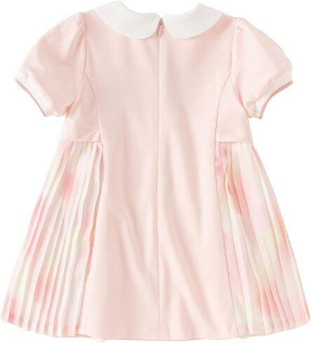 ديف وبيلا تودلر الفتيات الرياضة فستان رياضي الصيف نفخة قصيرة الأكمام مطوية Sundress مدرسة الزي الرسمي التنس غولف فستان بلاي. in Kuwait