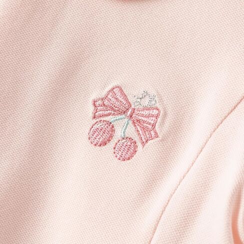 ديف وبيلا تودلر الفتيات الرياضة فستان رياضي الصيف نفخة قصيرة الأكمام مطوية Sundress مدرسة الزي الرسمي التنس غولف فستان بلاي. in Kuwait