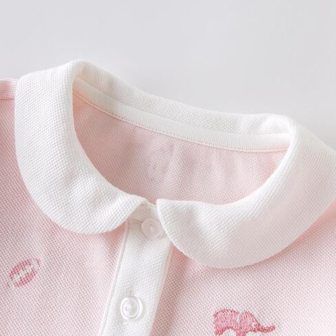Dave & Bella Toddler Girls Polo Dress Press Short Sleeve Golf Tennis Dress A-Line Playwear Sundress Cotton Baby Girls steland in Kuwait